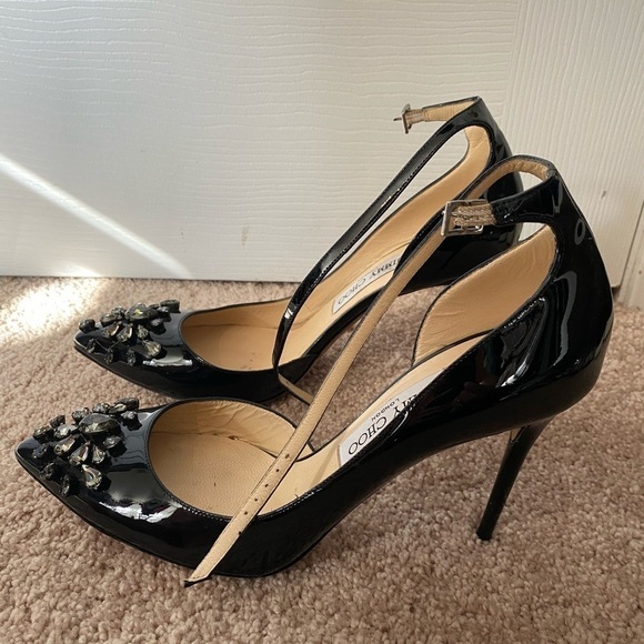 Jimmy Choo Studded Strap Pup Heel - Picture 5 of 9